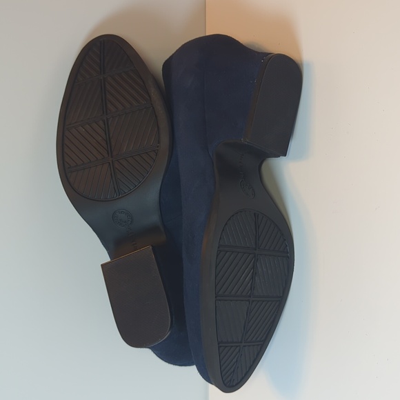 L'Amour DesPieds Jolanda Navy Blue Suede Pumps Size 7 - Picture 9 of 9